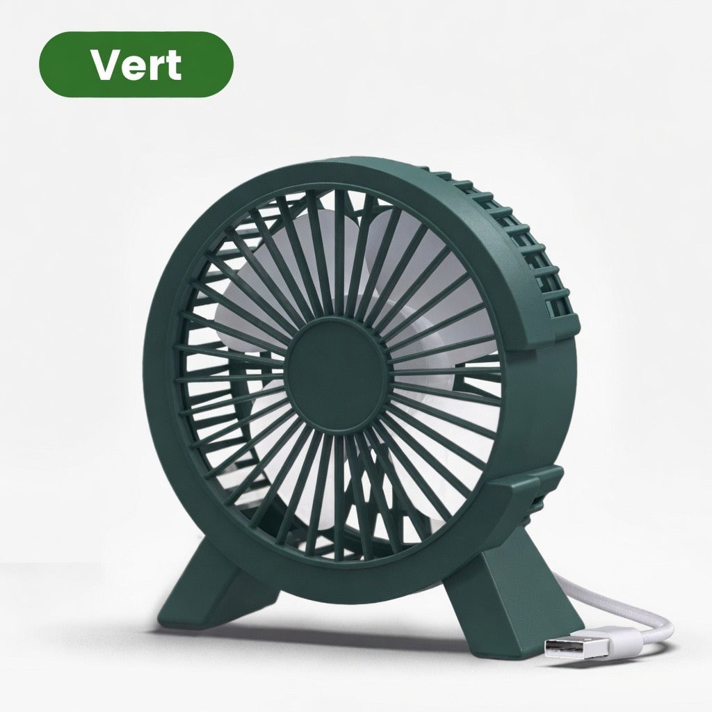 Ventilateur USB Silencieux Rechargeable